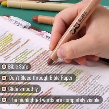 Mr. Pen Gel Highlighter Set - Assorted Colors for Study