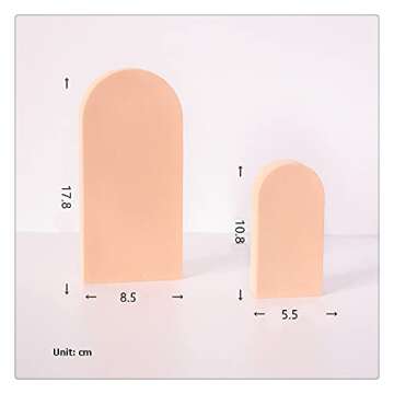 GISELA D Photoshoot Shape Products Prop Foam-Photo Decorative Backdrop for Photography for Jewellery,Trinkets, Cosmetics, Makeup Tools Stereo Geometric Cube Shooting Prop Set