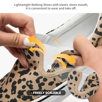 Women's Canvas Slip On Sneakers Comfortable Stylish Flats