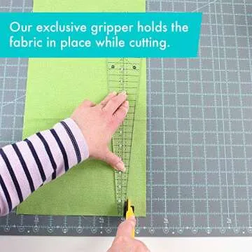 Creative Grids 10 Degree Triangle Ruler for Seamless Quilting