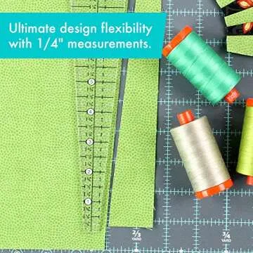 Creative Grids 10 Degree Triangle Ruler for Seamless Quilting