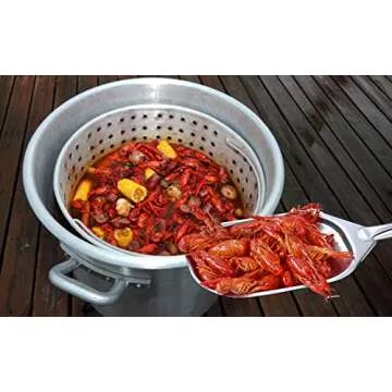 CONCORD Stainless Steel Crawfish Spoon for Seamless Cooking