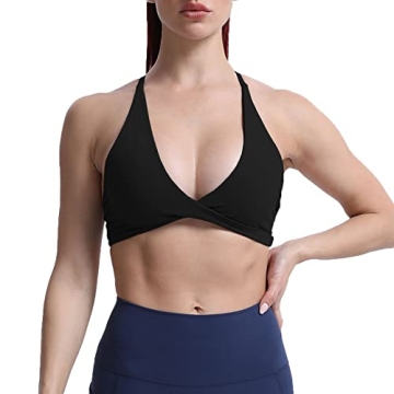 Stylish Aoxjox Workout Sports Bra for Comfort and Support