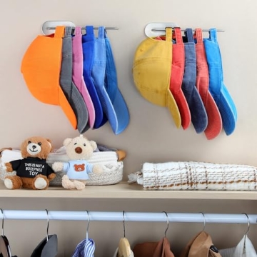 Daoun Adhesive Hat Organizer for Stylish Storage