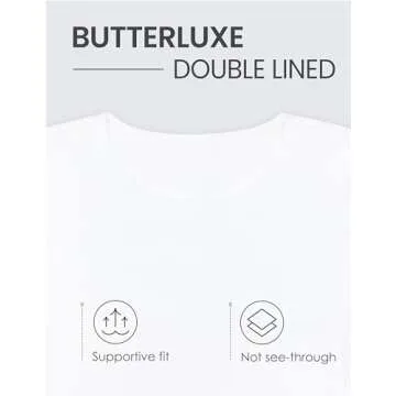 CRZ YOGA Womens Butterluxe Double Lined Short Sleeve Crop Tops Crew Neck Casual Workout T-Shirt Cute Basic Tee White Small