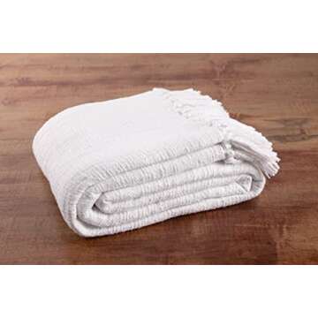 Cozy Sticky Toffee Cotton Throw Blanket for All Occasions