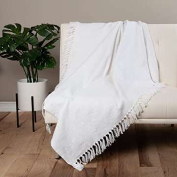 Cozy Sticky Toffee Cotton Throw Blanket for All Occasions