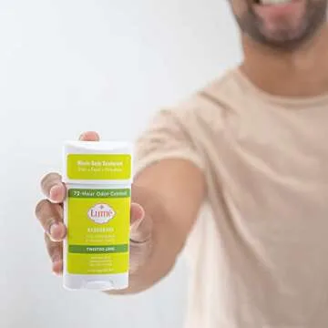 Lume Natural Deodorant - Underarms and Private Parts - Aluminum-Free, Baking Soda-Free, Hypoallergenic, and Safe For Sensitive Skin - 2.2 Ounce Stick (Twisted Lime)