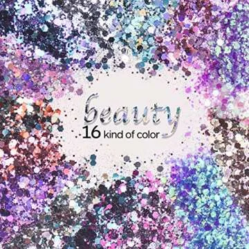 TEOYALL Holographic Body Glitter for Face and Body