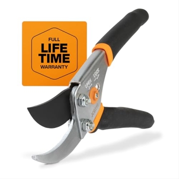 Fiskars Bypass Pruning Shears Sharp Rust-Resistant Garden Tool