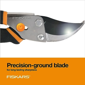 Fiskars Bypass Pruning Shears Sharp Rust-Resistant Garden Tool