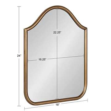 Kate and Laurel Vintage Inspired Wall Mirror for Home Decor