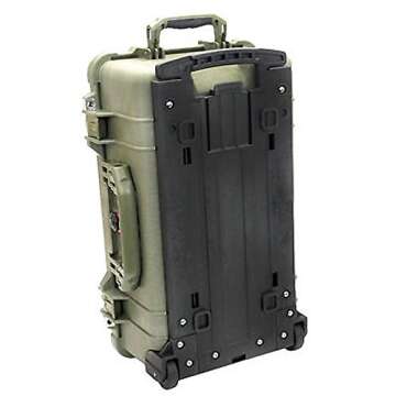 Pelican 1510 Case With Padded Dividers (OD Green), Olive Green (015100-0040-130)