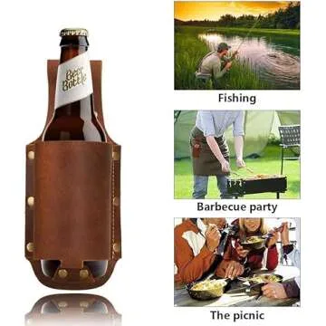 Leather Beer Holder for Men: Perfect Gifts & Accessories