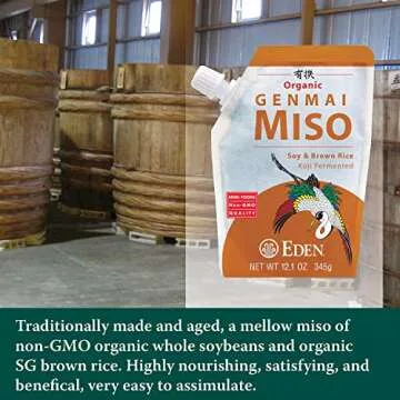 Organic Genmai Miso with Soybeans and Brown Rice 12.1 oz