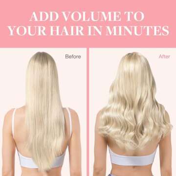 GOO GOO Clip in Hair Extensions Real Human Hair, Remy Human Hair Extensions Clip ins for Women, Natural Human Hair, 16inch 120g 7Pcs, 17A/60A Ash Blonde Highlighted Platinum Blonde