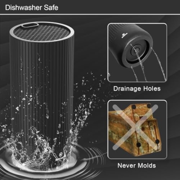 Brewin Kitchen Knife Set with Block for Easy Storage