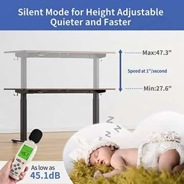 FEZIBO Dual Motor Adjustable Standing Desk Frame