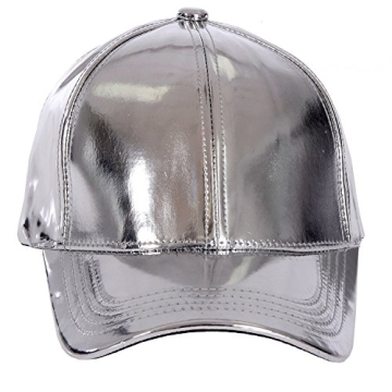 Gary Majdell Sport Unisex Metallic Baseball Cap Silver Adjustable
