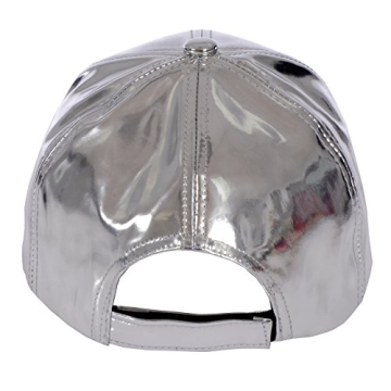 Gary Majdell Sport Unisex Metallic Baseball Cap Silver Adjustable