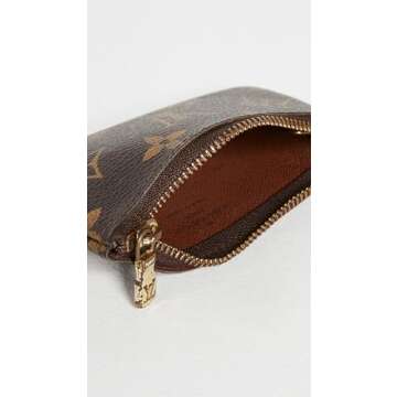 Louis Vuitton Women's Pre-Loved Pochette Cles, Monogram, Brown, One Size