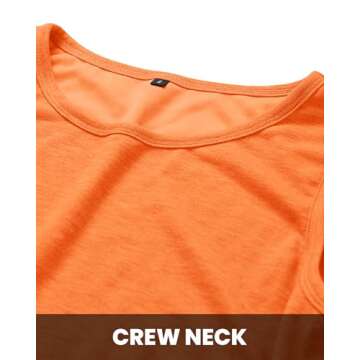 BTFBM Women 2025 Summer Sleeveless Tank Dresses Crew Neck Slim Fit Short Casual Ruched Bodycon Party Club Mini Dress(Bright Orange, Medium)