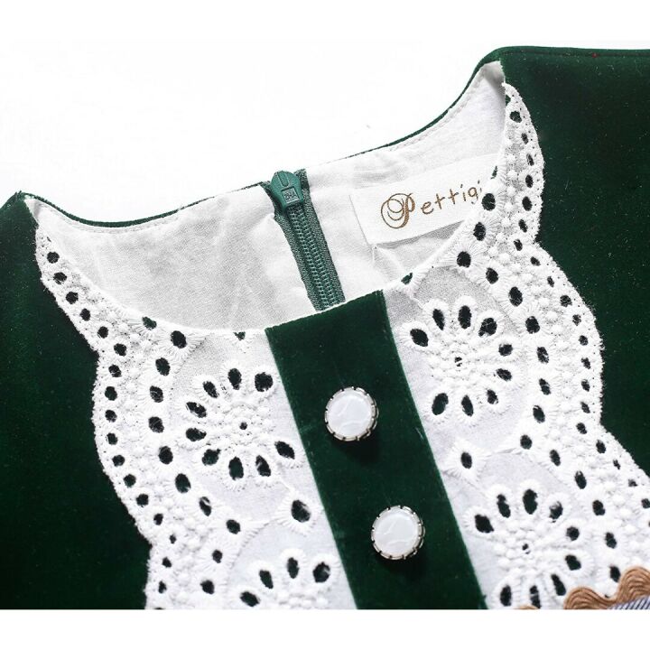 Pettigirl Vintage Plaid Christmas Dress for Girls