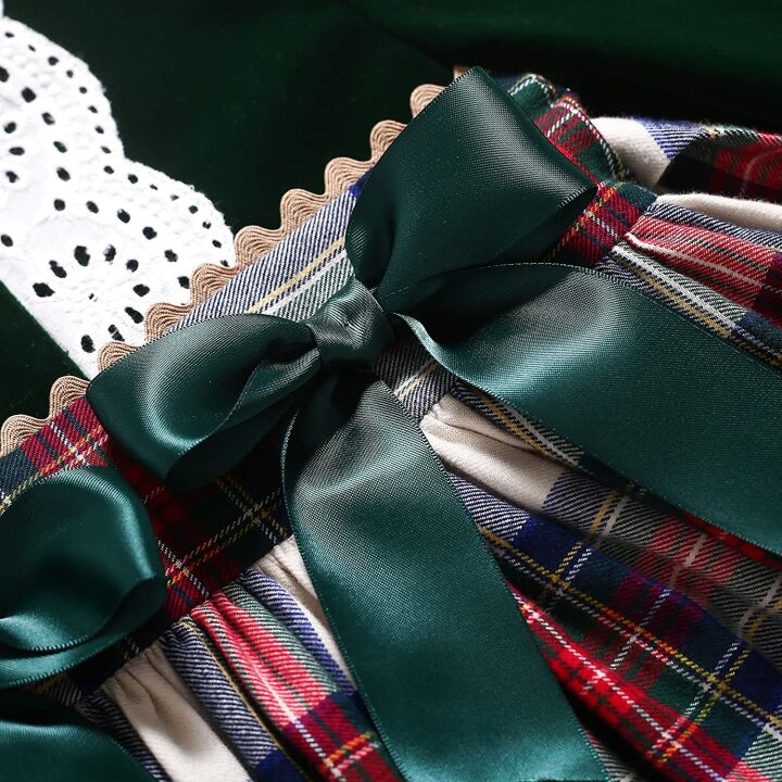 Pettigirl Vintage Plaid Christmas Dress for Girls