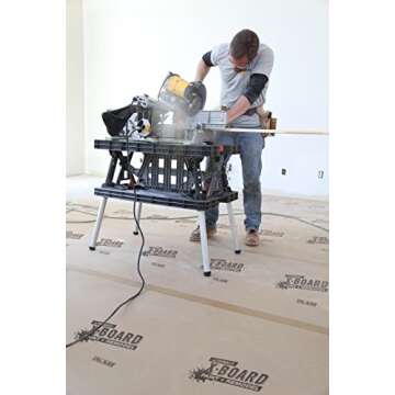Trimaco X-Board Paint & Remodel, Lightweight Breathable Surface Protector, 1 roll, 35-inch x 100-feet