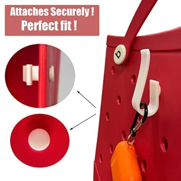 TEYOUYI Hooks for Bogg Bags - Key and Cup Holder