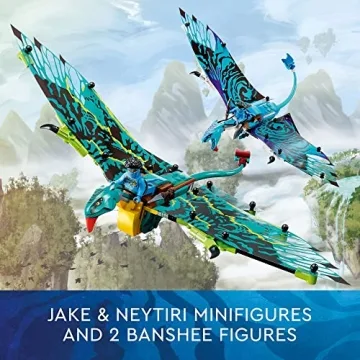 LEGO Avatar Banshees Set with Jake and Neytiri Figures