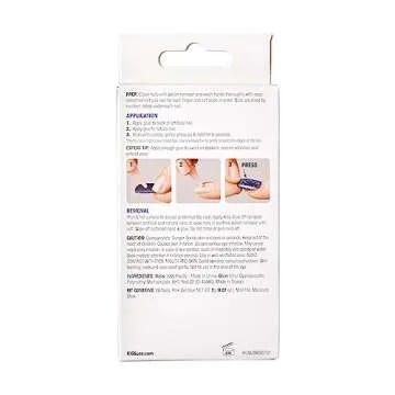 KISS Gel Fantasy Press On Nails in White - Effortless Glamour