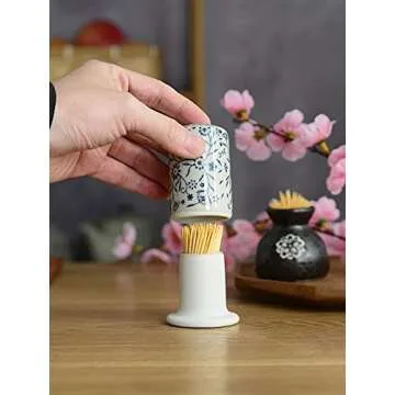 Retro Ceramic Toothpick Holder for Elegant Table Decor