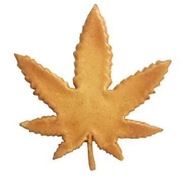 Marijuana Pot Leaf Waffle Maker- Make Your Own DIY Giant Weed Shaped Pancakes or 420 Edibles- Electric Non Stick Waffler Iron, Pan Cake Baker- Funny Novelty Gift or Dessert Treat for Cannabis Lovers