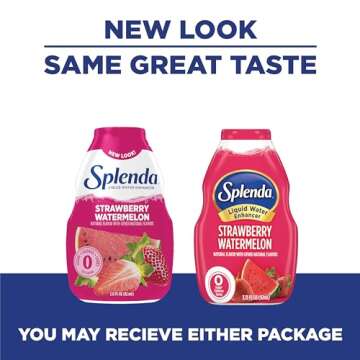 SPLENDA Liquid Water Enhancer, Sugar Free Drops, 2 Pack
