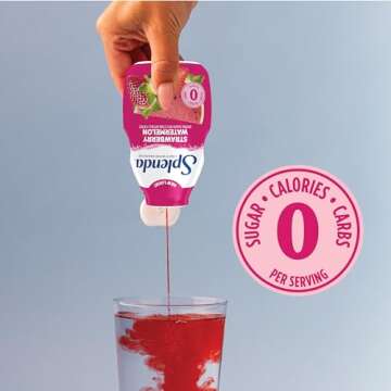 SPLENDA Liquid Water Enhancer, Sugar Free Drops, 2 Pack