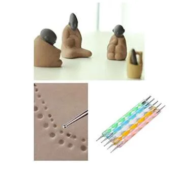 Dotting Tools Set,Valar Dohaeris Ball Stylus Embossing Pattern Clay Sculpting Carving Modeling Tools Nail Art