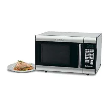 Cuisinart CMW-100 1-Cubic-Foot Stainless Steel Microwave Oven, Brushed Chrome