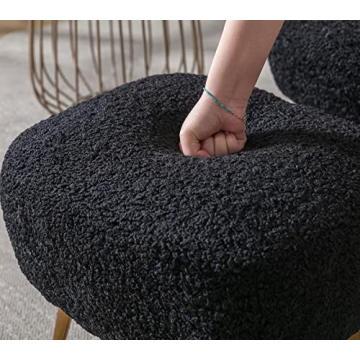 Comfy DUOMAY Accent Chair with Ottoman for Relaxation