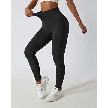 Wavar Scrunch Butt Lifting Leggings for Women Seamless Tie Dye High Waist Yoga Pants Workout with Ri...