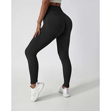 Wavar Scrunch Butt Lifting Leggings for Women Seamless Tie Dye High Waist Yoga Pants Workout with Ribbed and Smile Contour