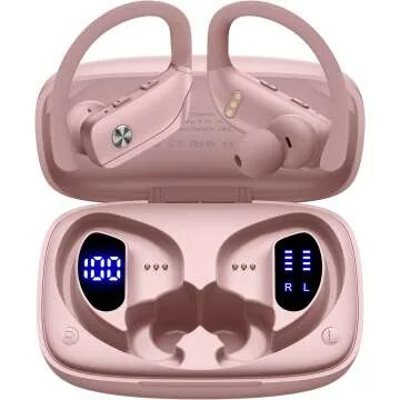 Bmani Wireless Earbuds with 48hrs Playback - Pink