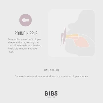 BIBS Colour Soother 4-Pack - Natural Rubber Pacifier