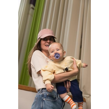 BIBS Colour Soother 4-Pack - Natural Rubber Pacifier