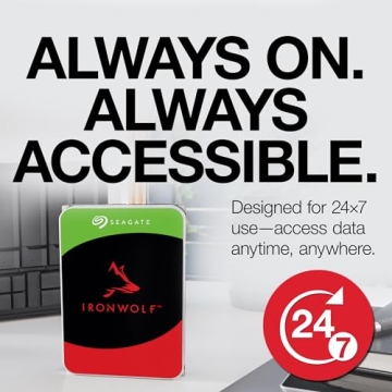 Seagate IronWolf 10TB NAS HDD for Media Servers & Data Centers
