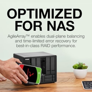 Seagate IronWolf 10TB NAS HDD for Media Servers & Data Centers