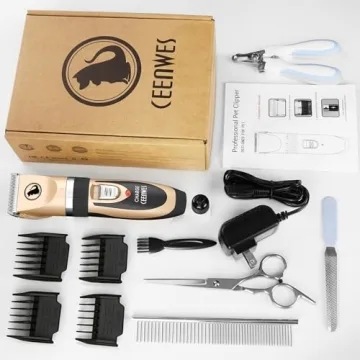 Ceenwes Low Noise Pet Grooming Clippers for Dogs & Cats