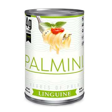 Palmini Linguine Pasta | Low-Carb, Low-Calorie Hearts of Palm Pasta | Keto, Gluten Free, Vegan, Non-...