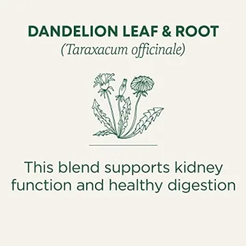 Organic Dandelion Tea for Kidney Health & Digestion