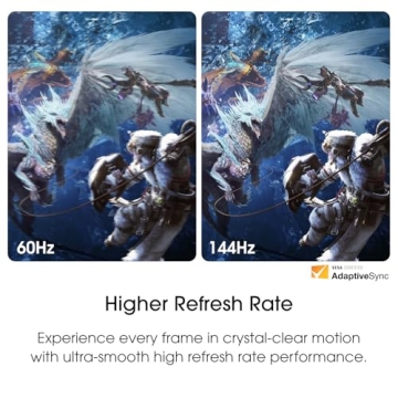 Sceptre 22-Inch Gaming Monitor with 144Hz Refresh Rate and Speakers